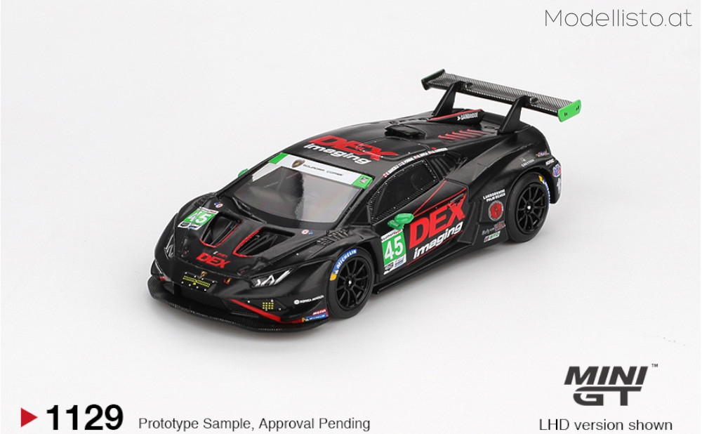 MGT1129 MiniGT Lamborghini Huracan GT3 EVO 2 DEX Imaging Daytona 24h 2024