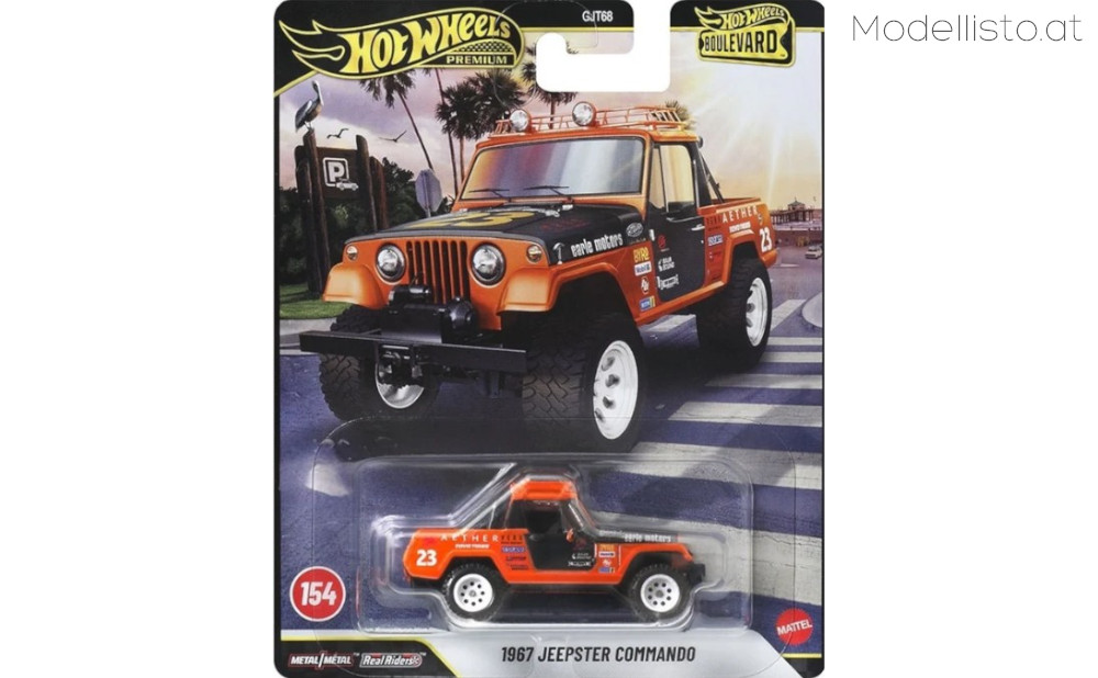JHW29 Hotwheels 1967 Jeepster Commando