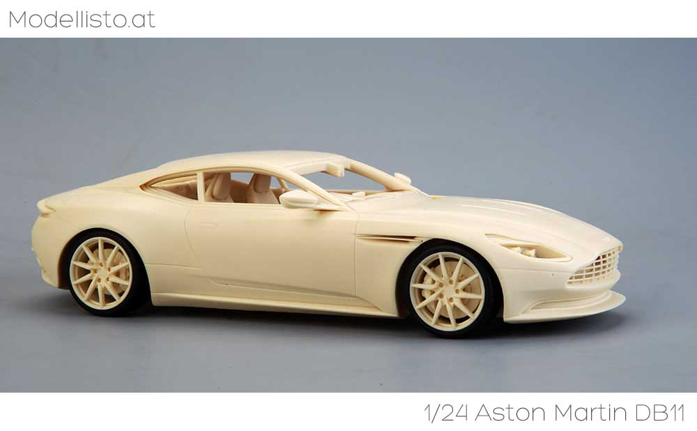 Aston Martin DB11 - Das Bild zeigt ein Vorserienmodell ohne Lackierung