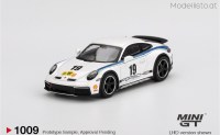 MGT1009bl MiniGT Porsche 911 (992) Dakar Rally Design Package 1974, white