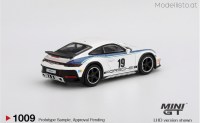 MGT1009bl MiniGT Porsche 911 (992) Dakar Rally Design Package 1974, white