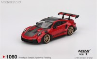 MGT1060 MiniGT PORSCHE 911 (992) GT3 RS GUARDS RED WEISSACH PACKAGE 2022
