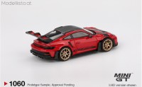 MGT1060 MiniGT PORSCHE 911 (992) GT3 RS GUARDS RED WEISSACH PACKAGE 2022
