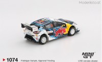 MGT1074 MiniGT Ford Puma Rally1 #16 2024 Rally Finland 3rd Place M-Sport Ford WRT