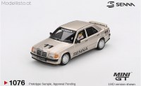 MGT1076 MiniGT Mercedes-Benz 190E 2.3-16 #11 Ayrton Senna mit Figur Race of Champions 1984