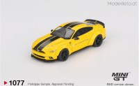 MGT1077 MiniGT Ford Mustang LB-Works Triple Yellow 2015