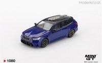 MGT1080 MiniGT BMW M5 (G99) Touring Marina Bay  Blue Metallic 2022