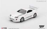 MGT1104 MiniGT TOYOTA SUPRA MK4 (A80) VEILSIDE COMBAT V-I WHITE PEARL METALLIC 2014