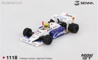 MGT1118 MiniGT F1 Toleman TG1847 #19 Ayrton Senna Monaco GP 2nd Place 1984