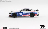 MGT1172 MiniGT FORD MUSTANG DARK HORSE #24 FORD PERFORMANCE RACING SCHOOL 2025