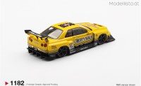 MGT1182r MiniGT NISSAN GTR (R34) SKYLINE SUPER SILHOUETTE SPORT YELLOW 2025