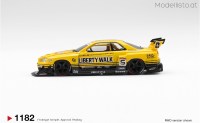 MGT1182r MiniGT NISSAN GTR (R34) SKYLINE SUPER SILHOUETTE SPORT YELLOW 2025