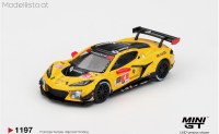 MGT1197 MiniGT CHEVROLET CORVETTE Z06 GT3.R #4 CORVETTE RACING BY PRATT MILLER MOTORSPORTS DAYTONA 24 HRS 2025