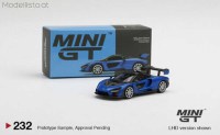 1/64 Mini GT McLaren Senna, antares blue (MGT232lhd)