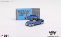 MGT351l MiniGT Bentley Flying Spur neptune blau/schwarzes Dach