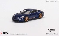 MGT405l MiniGT Porsche 911 GT3 Touring gentian blue met LHD