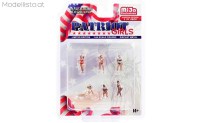 AD76498 American Diorama 1/64 Patriot Girls Figuren Set