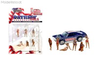 AD76498 American Diorama 1/64 Patriot Girls Figuren Set