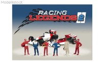 AD76511 American Diorama 1/64 Racing Legends 2 Figuren Set