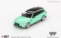 MGT897bl MiniGT BMW M3 (G81) Touring, performance mint green