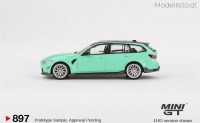 MGT897bl MiniGT BMW M3 (G81) Touring, performance mint green