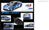 BBRDIE6408 1/64 BBR Maserati MC20 #1 Performance Experience, blue/white