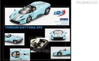 BBRFER64020 1/64 BBR Ferrari Daytona SP3, light blue