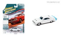 jlsp176a 1/64 Johnny Lightning 1970 Dodge Dart Swinger 340 white