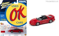 jlsp194a 1/64 Johnny Lightning 1997 Pontiac Firebird T/A WS6 bright red