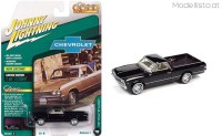 jlsp225a 1/64 Johnny Lightning 1967 Chevy El Camino tuxedo black