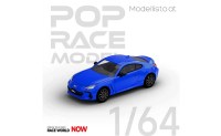 PR64-SBRZ-BL01 Pop Race 1/64 Subaru BRZ wr blue