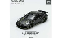PR640017 Pop Race 1/64 Porsche 911 (992) Stinger GTR Carbon Edition