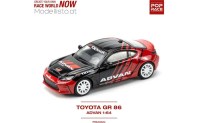 PR640024 Pop Race 1/64 Toyota GR86 Advan