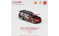 PR640038 Pop Race 1/64 Nissan Skyline Stagea (R34) Shell Valino Special 