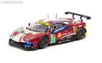 t64-071-18wec51 Tarmac 1/64 Ferrari 488 GTE #51 24h Le Mans Winner