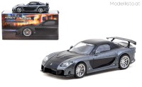 T64G-075-GY 1/64 Tarmac Works Mazda RX-7 Veilside Fortune 7, grey met/black