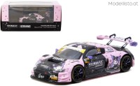 T64-043-24MGP10 1/64 Tarmac Works 2024 Audi R8 LMS GT3 EVO ll #10 GT Cup - FIA GT World Cup Uno Racing, black/pink