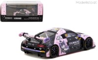 T64-043-24MGP10 1/64 Tarmac Works 2024 Audi R8 LMS GT3 EVO ll #10 GT Cup - FIA GT World Cup Uno Racing, black/pink