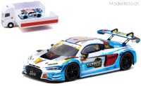 T64-043-24MGP30 1/64 Tarmac Works 2024 Audi R8 LMS GT3 EVO ll GT Cup - FIA GT World Cup Uno Racing, white/blue/red