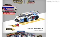 T64-043-24MGP30 1/64 Tarmac Works 2024 Audi R8 LMS GT3 EVO ll GT Cup - FIA GT World Cup Uno Racing, white/blue/red