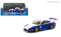 TC-T64-TL053-BLW Tarmac 1/64 Porsche 997 #1 Old & New blue/white
