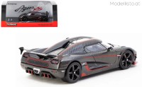 T64G-TL005-BCF Tarmac Works Koenigsegg Agera RS, black carbon fiber/red