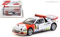 T64P-001-86RC04 1/64 Tarmac Ford RS200 1986 #4 Rallye Catalunya
