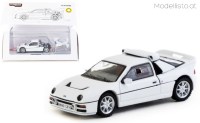 T64P-001-WH 1/64 Tarmac Ford RS200, weiss