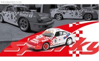 YO64012 Sparky/Tiny Porsche 911 (964) RS Mobil 1 Carrera Cup 1992 #8, red/white