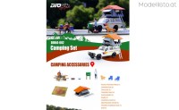 dio64-002 INNO64 Car Camping Set Diorama Toyota Land Cruiser (FJ60)