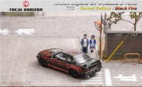 FH013 Focal Horizon 1/64 Nissan GTR-R32 with opening hood, black/red