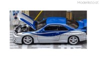 FH018 Focal Horizon 1/64 Nissan GTR-R33 with opening hood, silver/blue