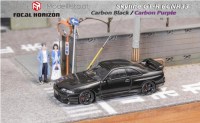 FH024 Focal Horizon 1/64 Nissan Skyline GT-R (BCNR33) with opening hood, full carbon
