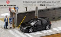 FH029 Focal Horizon 1/64 Volkswagen VW Golf MK4 with opening hood, black